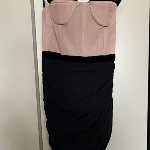 Alexander Wang Nude & Black Dress